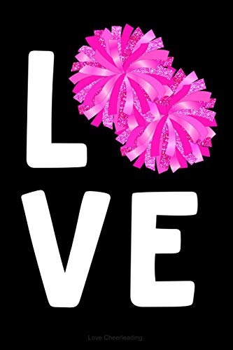 Stock image for Love Cheerleading: Black Journal Notebook for Cheerleaders, Cheer Coach or Manager, Gift for Cheer Mom, Pink Pom Poms for sale by Revaluation Books