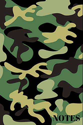 Beispielbild fr NOTES: Camoflauge Lined Journal Notebook for Hunters, Men or Women Who Hunt, Fish, Backpack, Camp, Military zum Verkauf von Revaluation Books