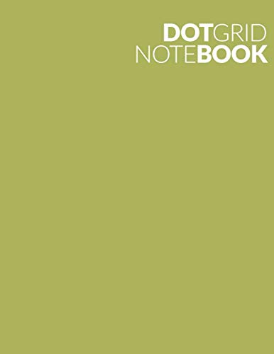 Stock image for Dot Grid Note Book: Electric Citrus Green Cover 120 Page 8.5 x 11 Dot Grid Bullet Note Book Journal for sale by Revaluation Books