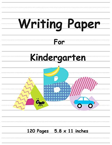 9781799011194: Writing Paper For Kindergarten: Handwriting Printing Practice Writing Paper for Kids (Composition Notebook Dotted Line)