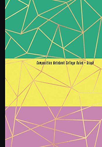 Beispielbild fr Composition Notebook College Ruled & Graph: Half College Ruled-Half Graph 5x5 Paper Styles on One Sheet To Get Creative: Coordinate, Grid, Squared, Math Paper, Plot Designs, Craft Projects, Write Accompanying Notes, Draw Sketches, Diary Journal zum Verkauf von Revaluation Books