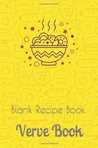 Stock image for Blank Recipe Book: Yellow Blank Recipe Book Journal to Write In Favorite Recipes for sale by Revaluation Books