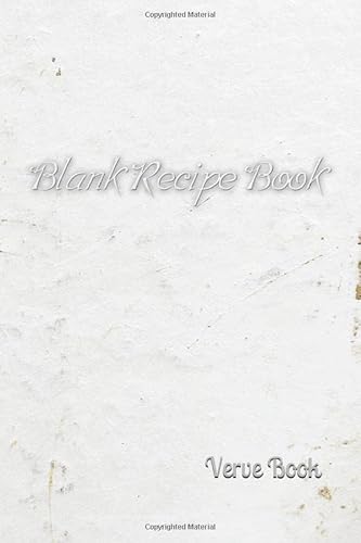 Stock image for Blank Recipe Book: Secret Blank Recipe Book for Write In Favorite Recipes 6"x 9" 100 page for sale by Revaluation Books