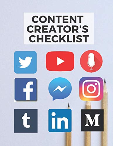 9781799240914: Content Creator's Checklist, Notebook, Planner and Journal: Social media content planning and concepts on paper to help you organise your online business and entrepreneurial projects