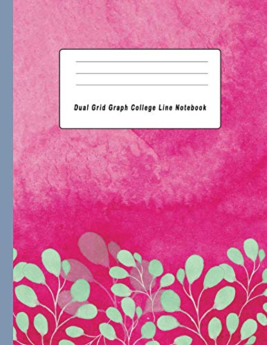 Beispielbild fr Dual Grid Graph College Line Notebook: Half College Ruled-Half Graph 5x5 Paper Styles on One Sheet To Get Creative: Coordinate, Grid, Squared, Math Paper, Plot Designs, Craft Projects, Write Accompanying Notes, Draw Sketches, Diary Journal Organizer zum Verkauf von Revaluation Books