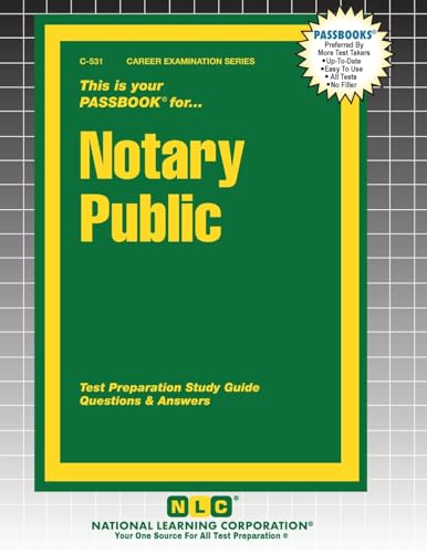Stock image for Notary Public for sale by GreatBookPrices