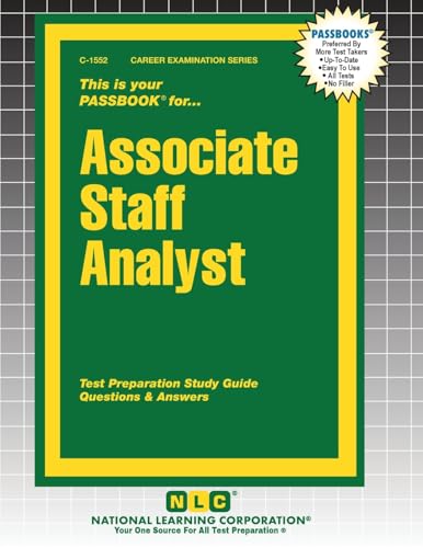 

Associate Staff Analyst (Career Examination)