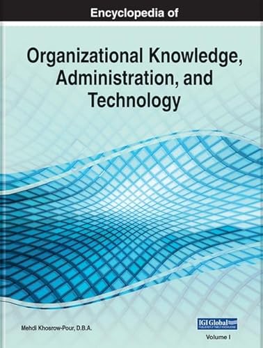 Beispielbild fr Encyclopedia of Organizational Knowledge, Administration, and Technology zum Verkauf von Books From California