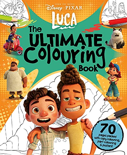Beispielbild fr Disney Pixar Luca: The Ultimate Colouring Book zum Verkauf von PlumCircle