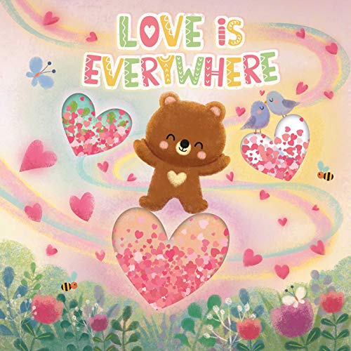 Stock image for Love is Everywhere: Board Book with Glitter Shakers for sale by Redux Books