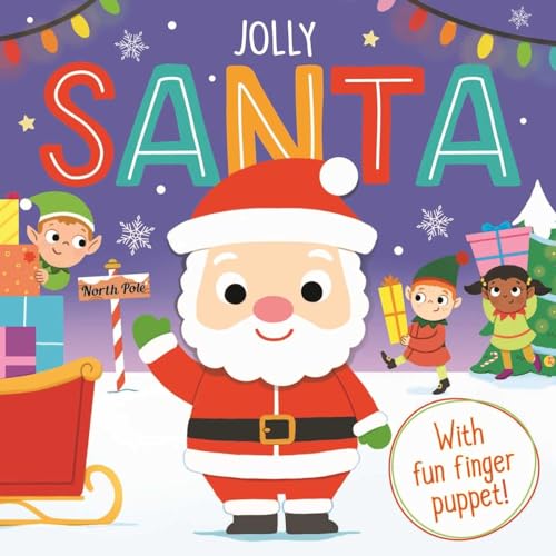 Imagen de archivo de Jolly Santa: A Finger Puppet Board Book a la venta por SecondSale