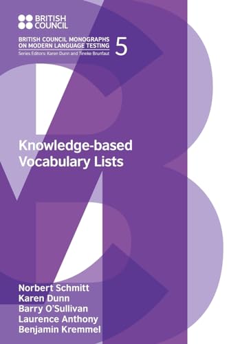 Imagen de archivo de Knowledge-based Vocabulary Lists a la venta por ISD LLC