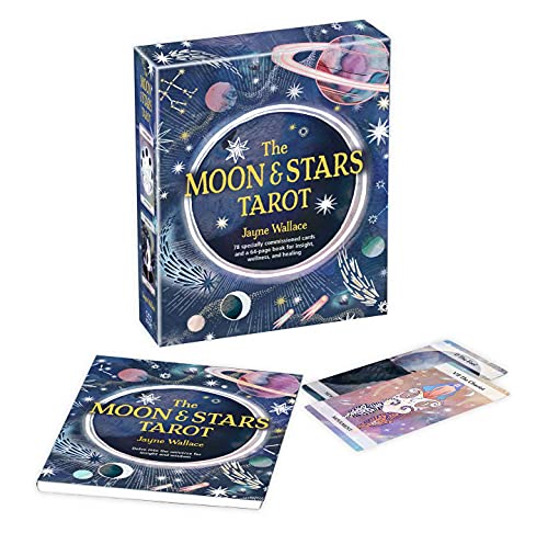 Stock image for The Moon & Stars Tarot: Includes a full deck of 78 specially commissioned tarot cards and a 64-page illustrated book for sale by HPB-Ruby