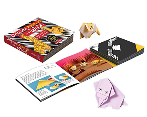 Beispielbild fr Origami Animals in the Wild: Paper block plus 64-page book zum Verkauf von HPB-Diamond