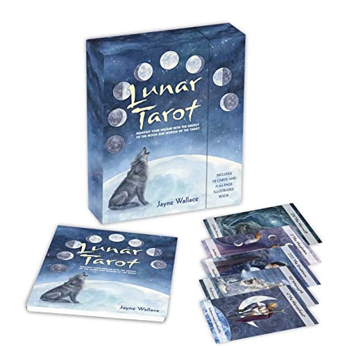 Stock image for Lunar Tarot: Manifest your dreams with the energy of the moon and wisdom of the tarot for sale by HPB-Diamond