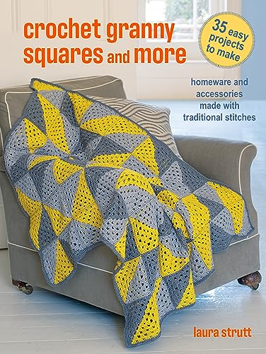 Beispielbild fr Crochet Granny Squares and More: 35 easy projects to make: Homeware and accessories made with traditional stitches zum Verkauf von WorldofBooks