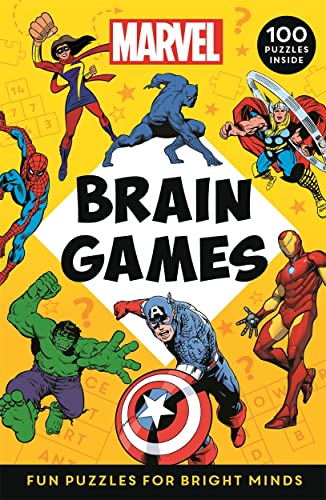 Beispielbild fr Marvel Brain Games: Fun puzzles for bright minds zum Verkauf von WorldofBooks