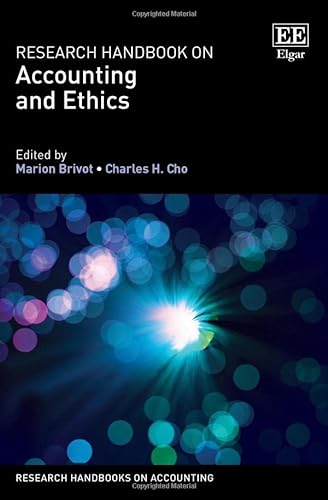 Imagen de archivo de Research Handbook on Accounting and Ethics a la venta por Basi6 International