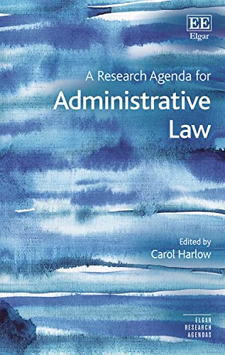 Stock image for Research Agenda for Administrative Law (A) for sale by Basi6 International