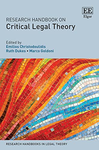 Beispielbild fr Research Handbook on Critical Legal Theory zum Verkauf von Blackwell's