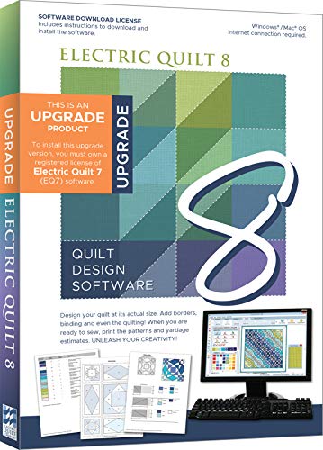 Stock image for Electric Quilt 8 (EQ8) Upgrade Quilt Design Software: (Eq7 to Eq8) for sale by Ria Christie Collections