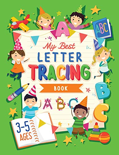 Beispielbild fr MY BEST LETTER TRACING BOOK: Learning To Write For Preschoolers and Kids ages 3-5 | Handwriting Practice | Letters And Basic Words - Worksheets and F zum Verkauf von GreatBookPrices