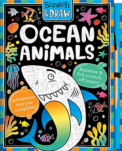 Stock image for Scratch and Draw Ocean Animals for sale by HPB-Movies