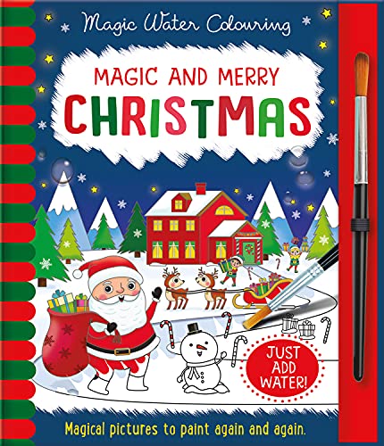 Stock image for Magic and Merry - Christmas, Mess Free Activity Book (Magic Water Colouring) for sale by AwesomeBooks