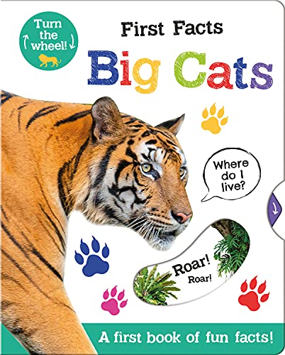 Stock image for First Facts Big Cats (Move Turn Learn (Turn-the-Wheel Books)) for sale by WorldofBooks