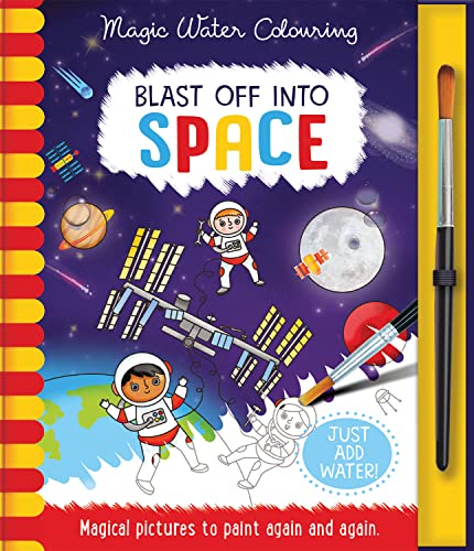 Beispielbild fr Blast Off Into - Space, Mess Free Activity Book (Magic Water Colouring) zum Verkauf von WorldofBooks