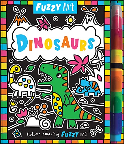 Beispielbild fr Fuzzy Art Dinosaurs zum Verkauf von Monster Bookshop