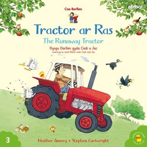 Stock image for Cyfres Cae Berllan: Tractor ar Ras / The Runaway Tractor for sale by Revaluation Books