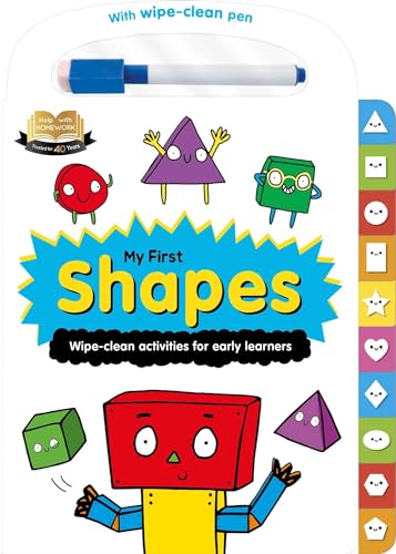Stock image for Help with Homework: My First Shapes-Wipe-Clean Activities for Early Learners: For 2+ Year-Olds-Includes Wipe-Clean Pen for sale by ThriftBooks-Atlanta