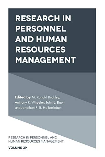 Beispielbild fr Research in Personnel and Human Resources Management zum Verkauf von ThriftBooks-Atlanta