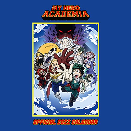 9781801223256: Official My Hero Academia 2022 Calendar - Month To View Square Wall Calendar