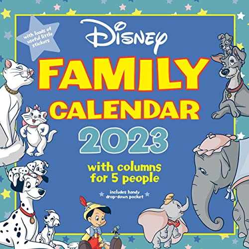 Beispielbild fr Disney Classics 2023 Calendar, Month To View Family Wall Planner 5 Column Organiser, Official Product zum Verkauf von WorldofBooks