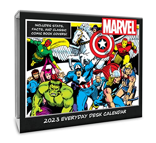9781801228671: Marvel 2023 Desk Calendar, Page A Day Formatted Calendar, Official Product