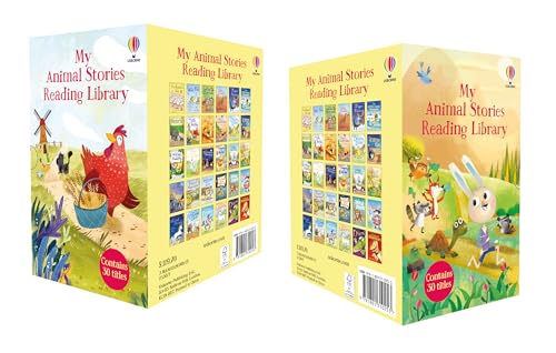 Stock image for Usborne My Animal Stories Reading Library 30 Books Collection Box Set (Rabbit's Tale, Bears, Ugly Duckling, Unicorns, Dragons, Dinosaurs, Puss in Boots & MORE!) for sale by WorldofBooks