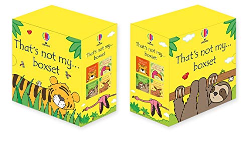 Beispielbild fr That's not my. 4 Books Collection Box Set by Fiona Watt & Rachel Wells (Flamingo, Sloth, Kangaroo & Tiger) zum Verkauf von WorldofBooks