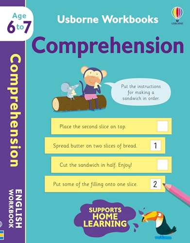 Beispielbild fr Usborne Workbooks Comprehension 6-7 zum Verkauf von WorldofBooks