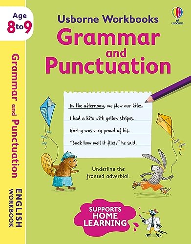 Imagen de archivo de Usborne Workbooks Grammar and Punctuation 8-9 a la venta por Chiron Media