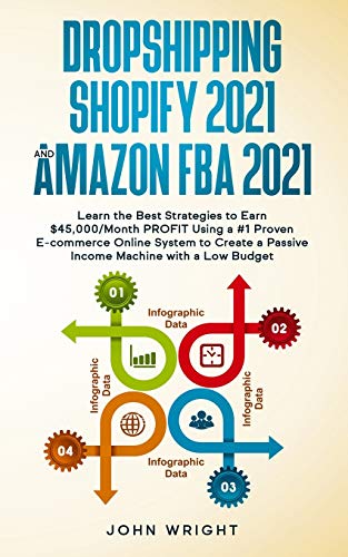 Stock image for Dropshipping Shopify 2021 and Amazon FBA 2021: Learn the Best Strategies to Earn $45,000/Month PROFIT Using a #1 Proven E-commerce Online System to Create a Passive Income Machine with a Low Budget for sale by Lucky's Textbooks
