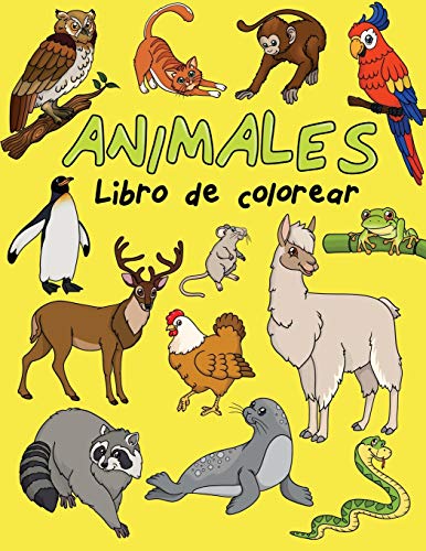 Stock image for Animales Libro de Colorear for sale by Revaluation Books