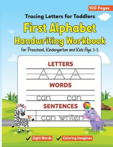 Stock image for Tracing Letters: First Alphabet Handwriting Workbook Ages 3-5 for sale by Revaluation Books