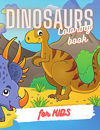 Beispielbild fr Dinosaurs Coloring Book For Kids: Great Gift for Boys and Girls, Ages 4-8 (Color Version) zum Verkauf von Buchpark