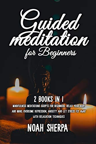 Beispielbild fr Guided Meditation for Beginners: 2 Books in 1 - Mindfulness Meditations scripts for Beginners: relax your body and mind, overcome depression, anxiety and let stress fly away with relaxation techniques zum Verkauf von Buchpark