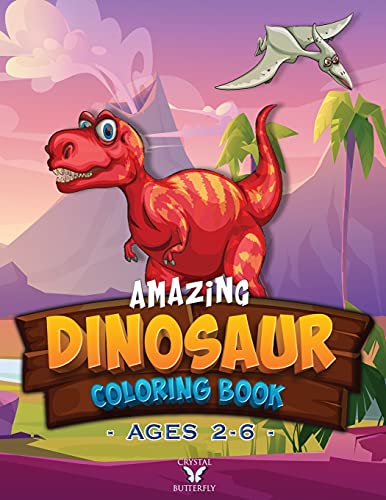 Beispielbild fr Amazing Dinosaur Coloring Book: Wonderful Dinosaurs all to Color in This Children's Book! A Great Gift for Kids ages 2-6 years old zum Verkauf von Buchpark
