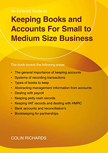 Beispielbild fr Keeping Books and Accounts for Small to Medium Size Business zum Verkauf von Blackwell's