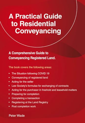 Beispielbild fr A Practical Guide to Residential Conveyancing zum Verkauf von Blackwell's