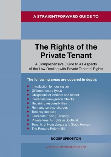 Beispielbild fr A Straightforward Guide to the Rights of the Private Tenant zum Verkauf von Blackwell's